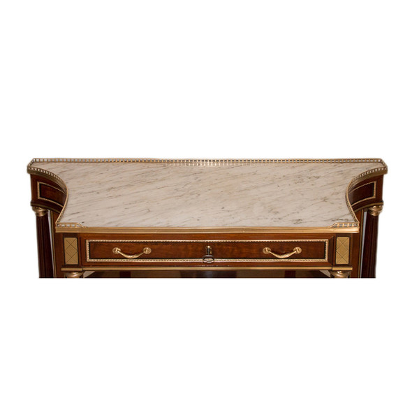 Louis XVI mahogany sideboard console