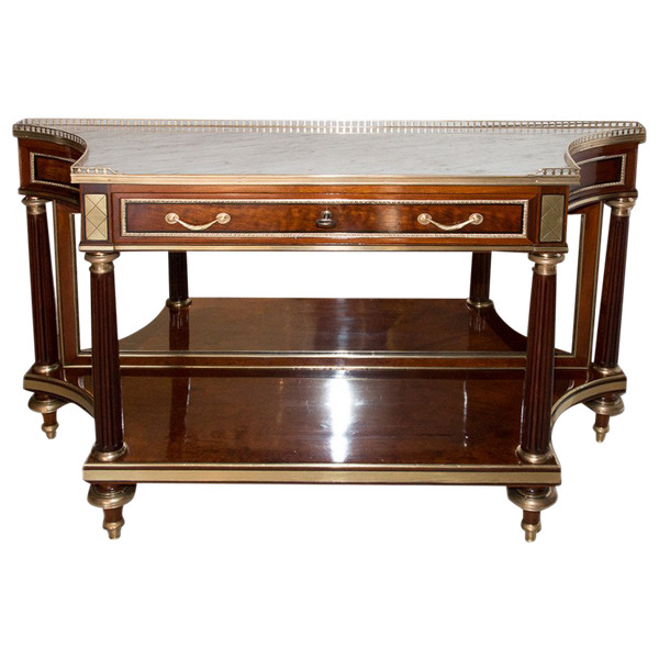 Louis XVI mahogany sideboard console