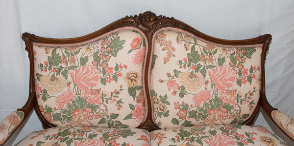 Bench seat Louis XV style Late 19th century