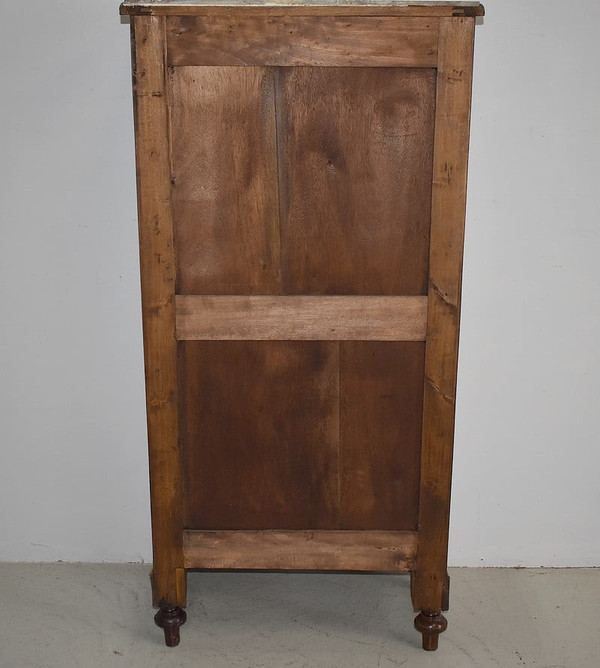 Marquetry secretary in the Charles X style - 19th century