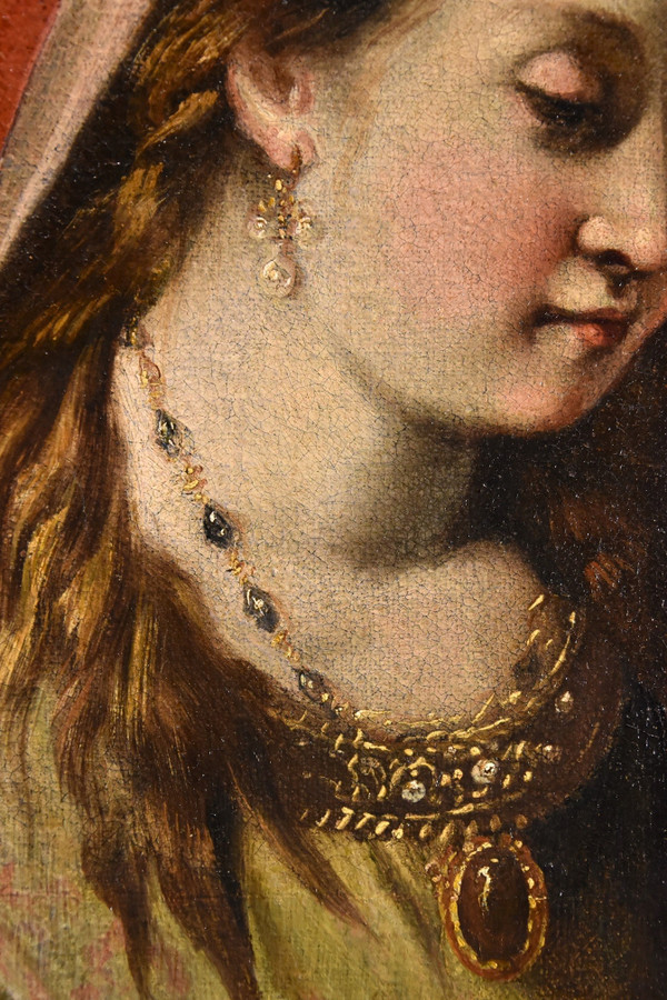 Gaspare Diziani (belluno 1689 - Venice 1767)  Portrait Of A Young Princess (salome?)