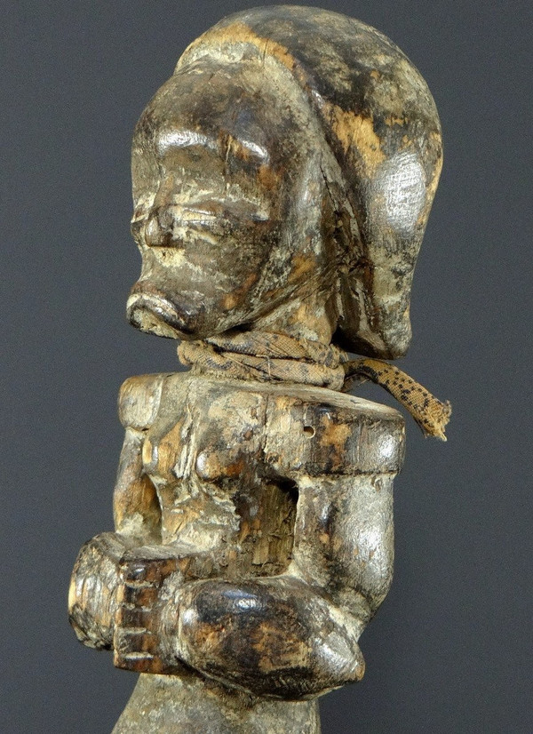 Gabon, Fang People, 1950s/1960s, Wooden "Eyema Byeri" Reliquary Guardian Figure.