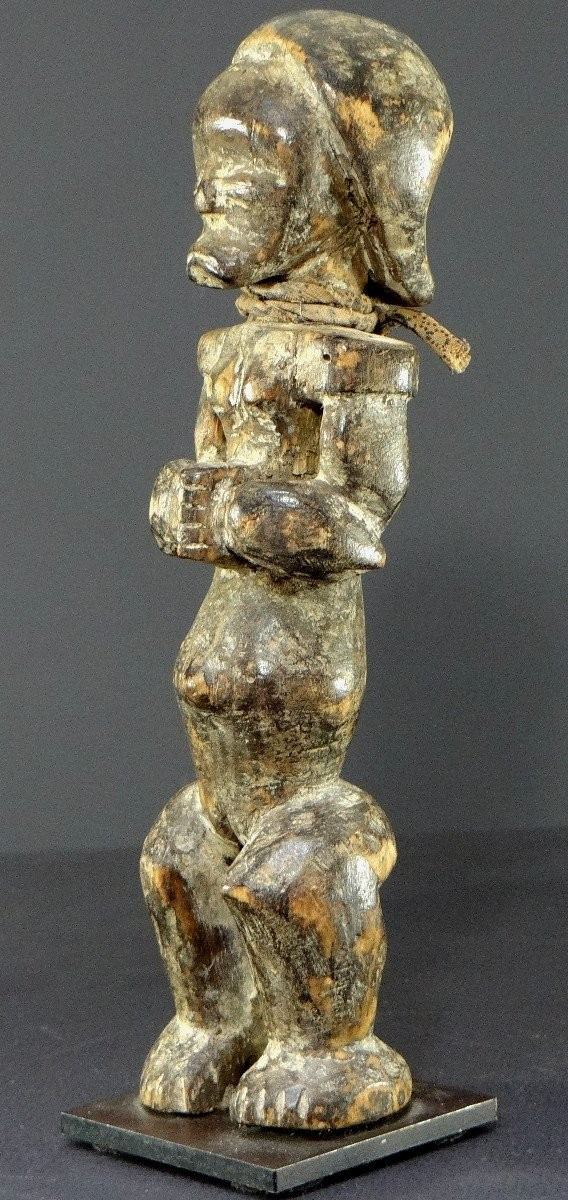 Gabon, Fang People, 1950s/1960s, Wooden "Eyema Byeri" Reliquary Guardian Figure.