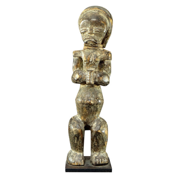 Gabon, Fang People, 1950s/1960s, Wooden "Eyema Byeri" Reliquary Guardian Figure.