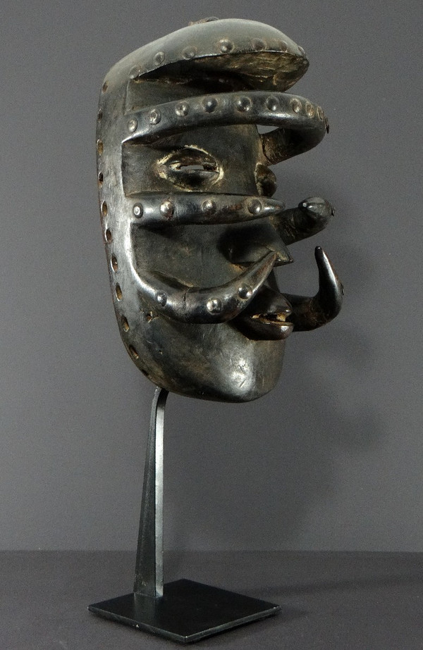 Ouest De La Côte D'ivoire, Peuple Bété, Première Moitié Du XXème Siècle, Superb Wooden Mask.