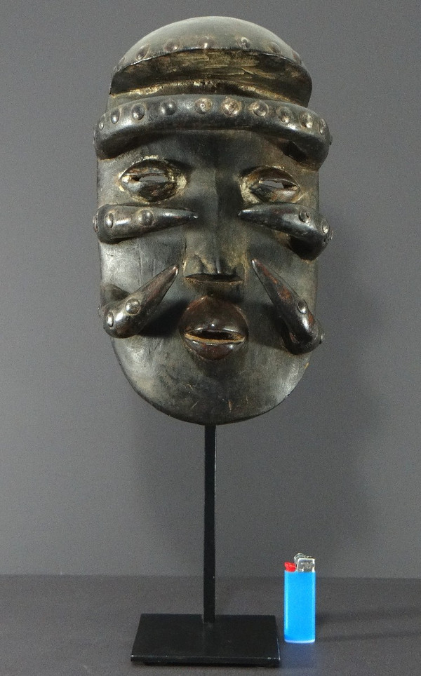 Ouest De La Côte D'ivoire, Peuple Bété, Première Moitié Du XXème Siècle, Superb Wooden Mask.