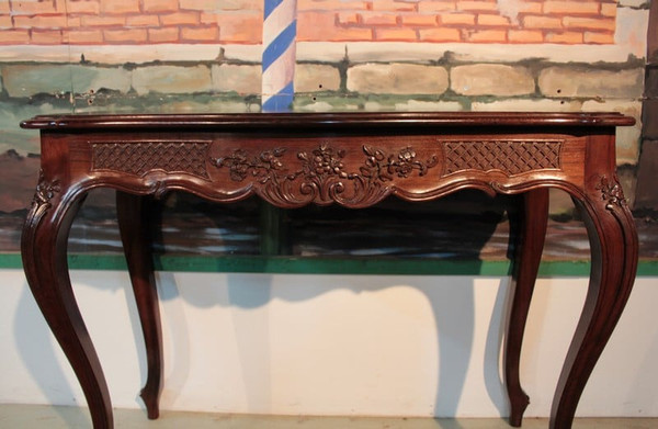 Louis XV rosewood console