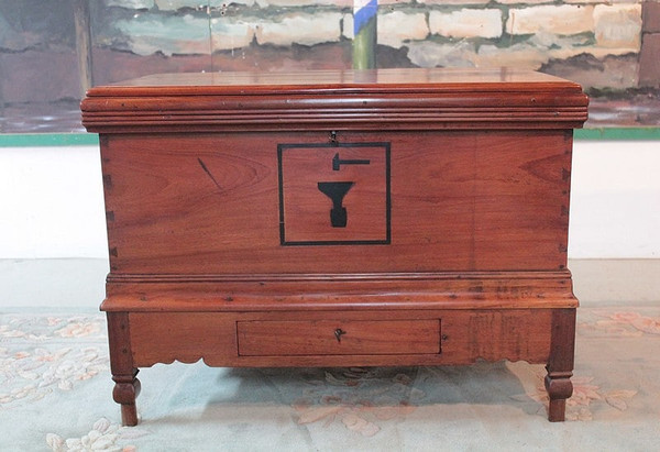 Ghana mahogany chest 19th century