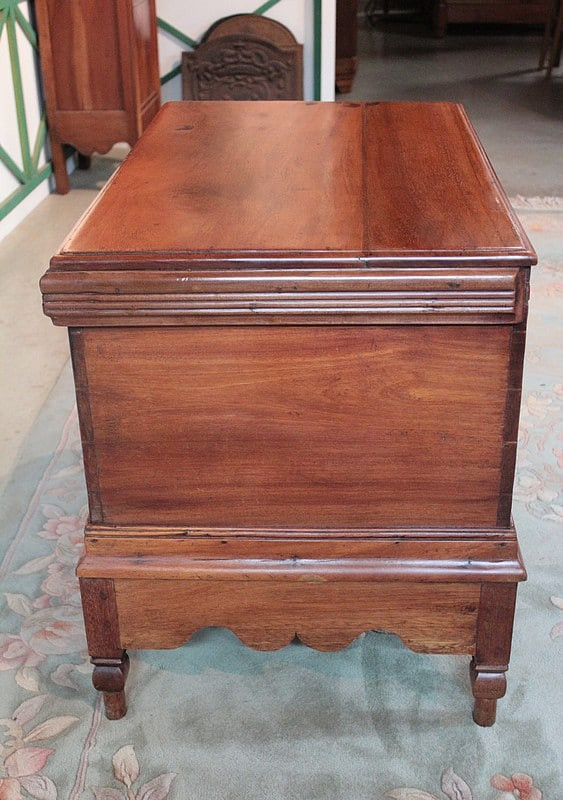 Ghana mahogany chest 19th century