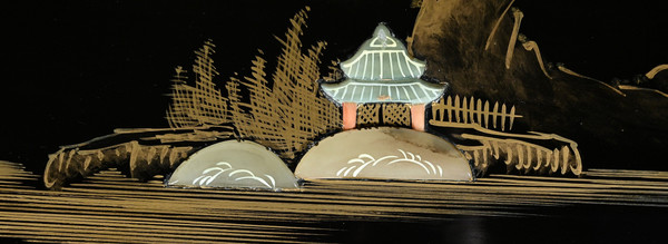 Table de Salon en Bois Laqué, Chine – 1950