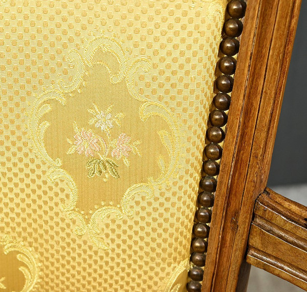 Pair of Cabriolet Armchairs in Solid Beech, Louis XVI style – Late 19th century