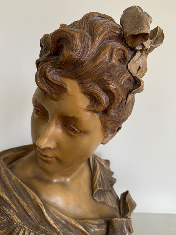 Beautiful Bust of a Woman Goldscheider