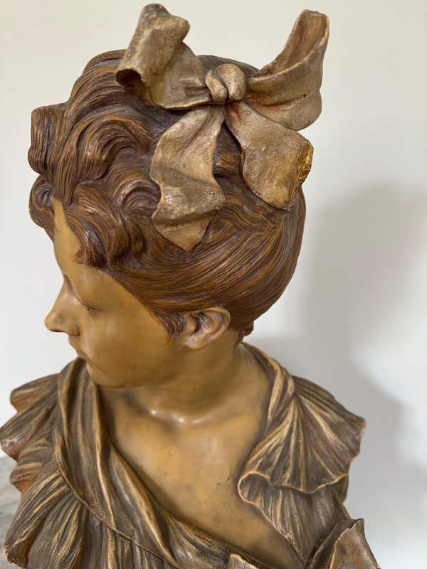 Beautiful Bust of a Woman Goldscheider