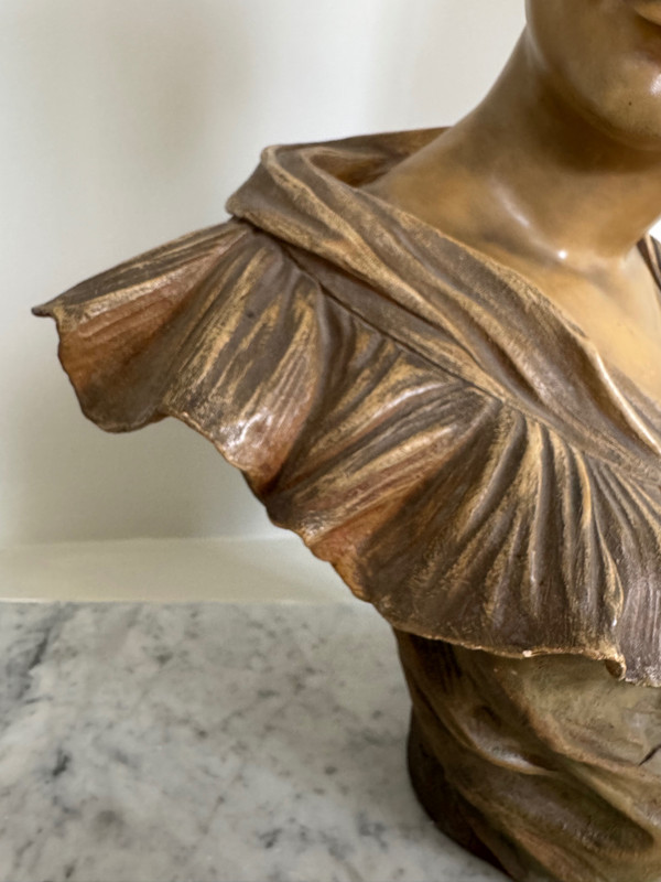 Beautiful Bust of a Woman Goldscheider