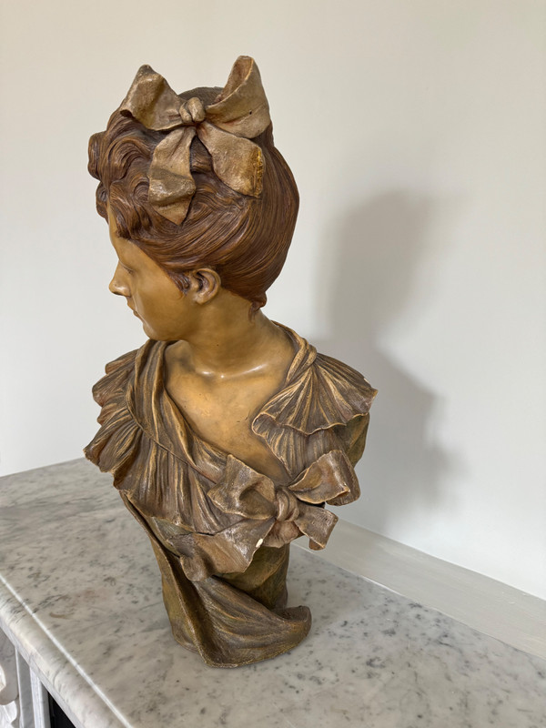 Beautiful Bust of a Woman Goldscheider