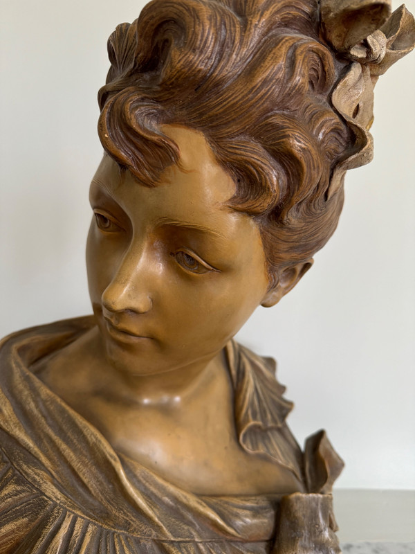 Beautiful Bust of a Woman Goldscheider