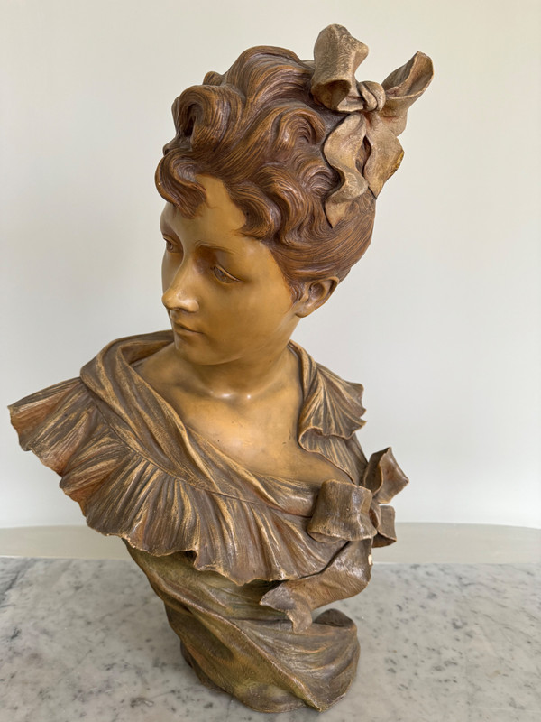 Beautiful Bust of a Woman Goldscheider