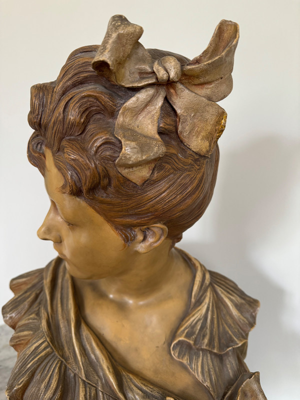 Beautiful Bust of a Woman Goldscheider