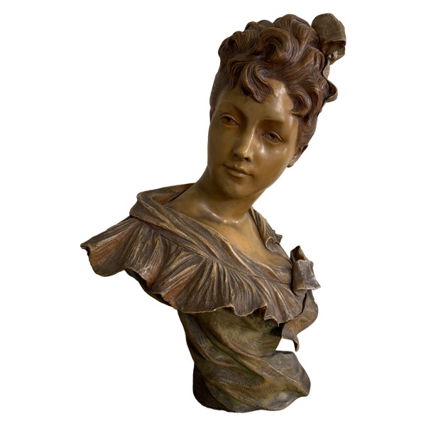 Beautiful Bust of a Woman Goldscheider