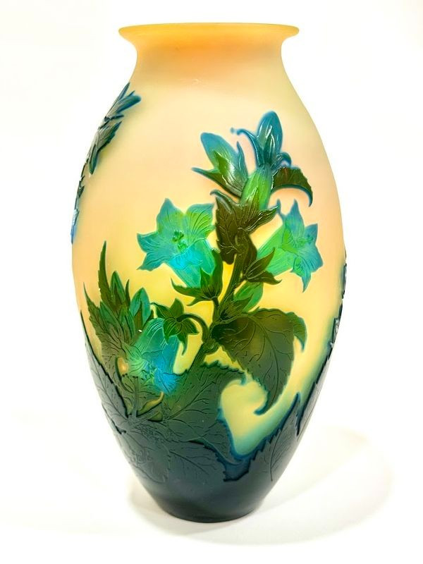 Emile Gallé Vase “Aux Gentianes”