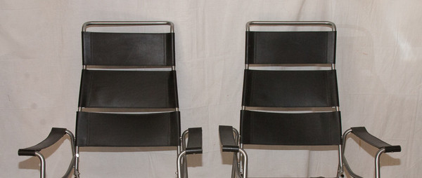 Pair of Marcel Breuer rocking chairs 1950