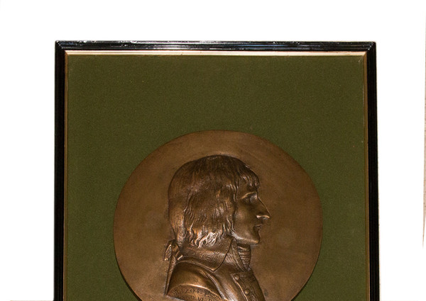 Bronze Medallion Of General Bonaparte Boizot 19th Century