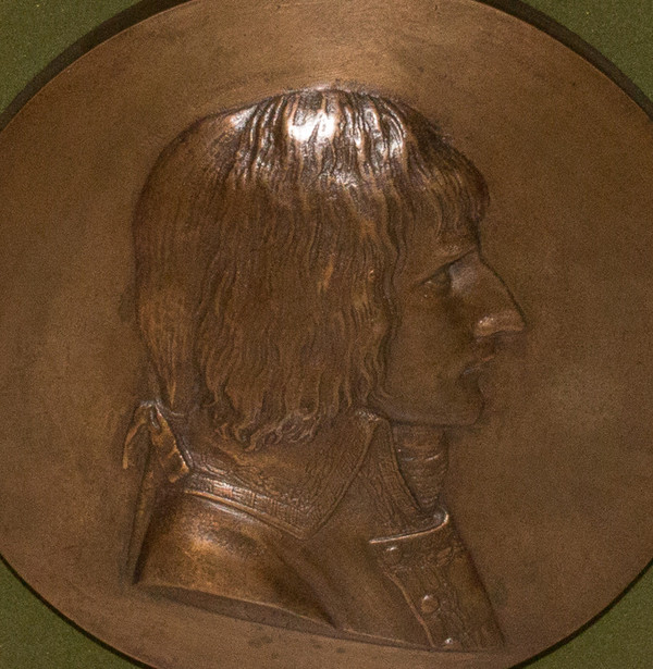 Bronze Medallion Of General Bonaparte Boizot 19th Century