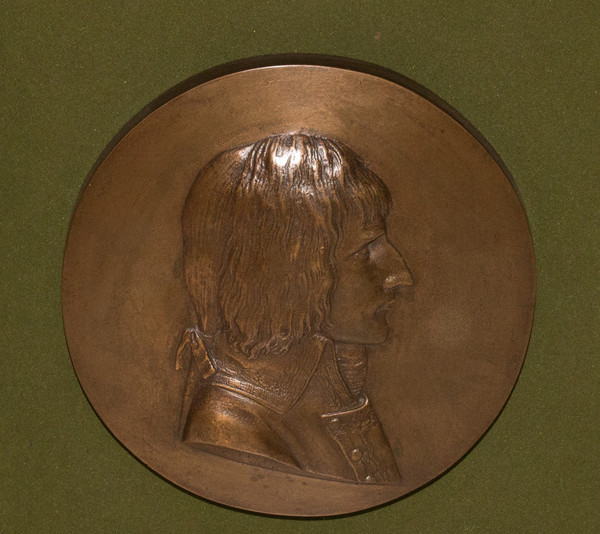 Bronze Medallion Of General Bonaparte Boizot 19th Century