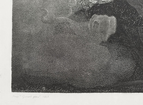 Ossian Gravure d'Après François Gérard 19ème