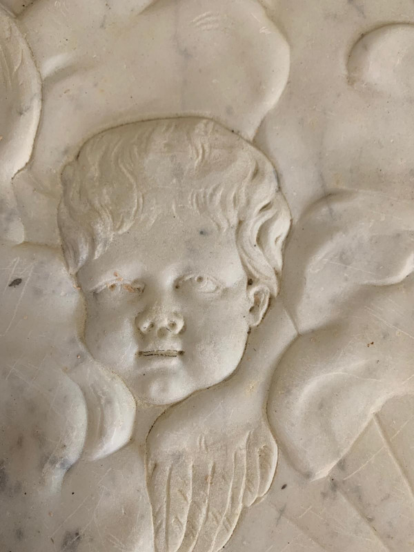 Marble bas relief