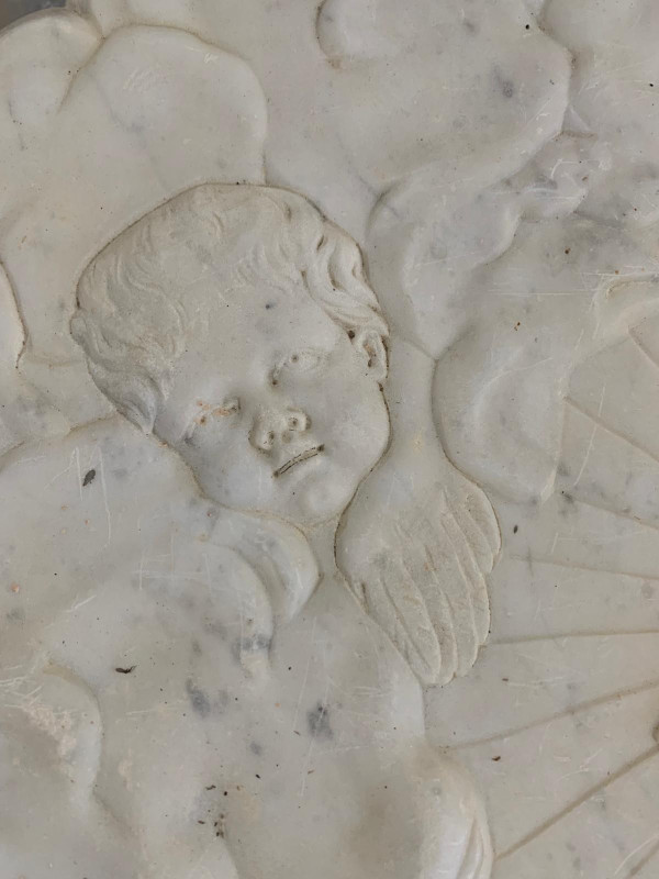 Marble bas relief