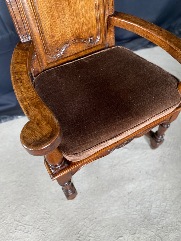 Liège armchair dating from the 19th century Louis XIV regency