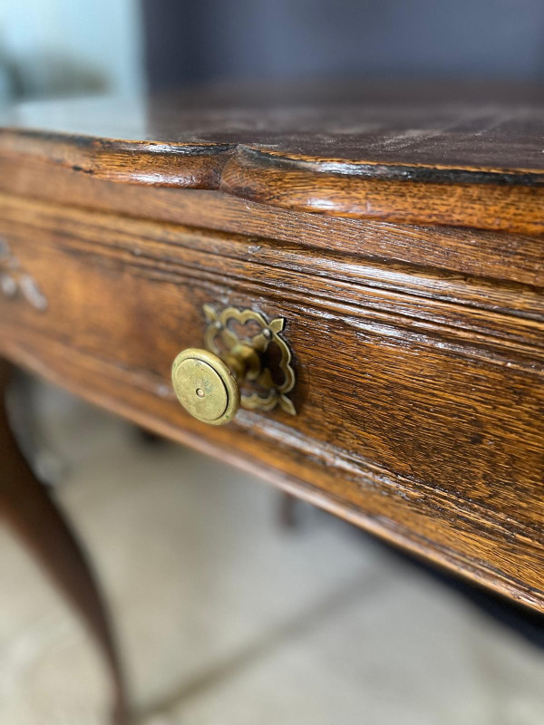 Table d’appoint guéridon en chêne Louis XV début 19e siècle 