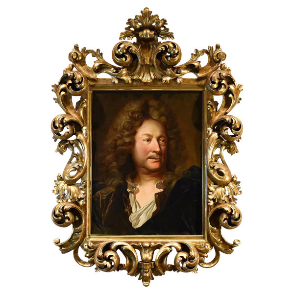 Portrait Du Peintre Charles De La Fosse, Hyacinthe Rigaud (Perpignan 1659 - Paris 1743)