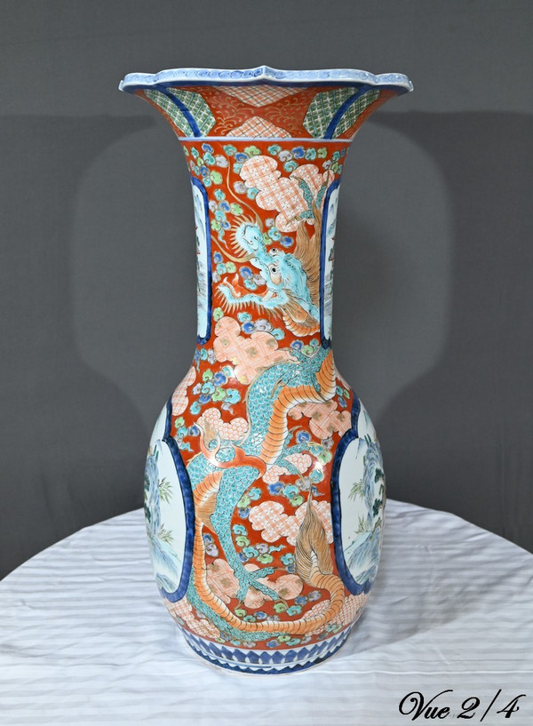 Wichtige Arita-Vase, Meiji-Zeit, Japan - Ende 19.