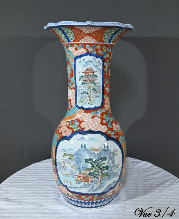 Wichtige Arita-Vase, Meiji-Zeit, Japan - Ende 19.