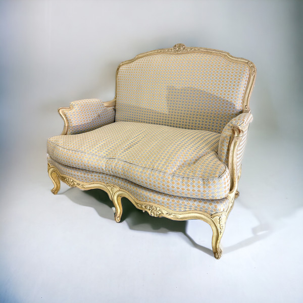 Louis XV style salon in lacquered wood from the 1900's