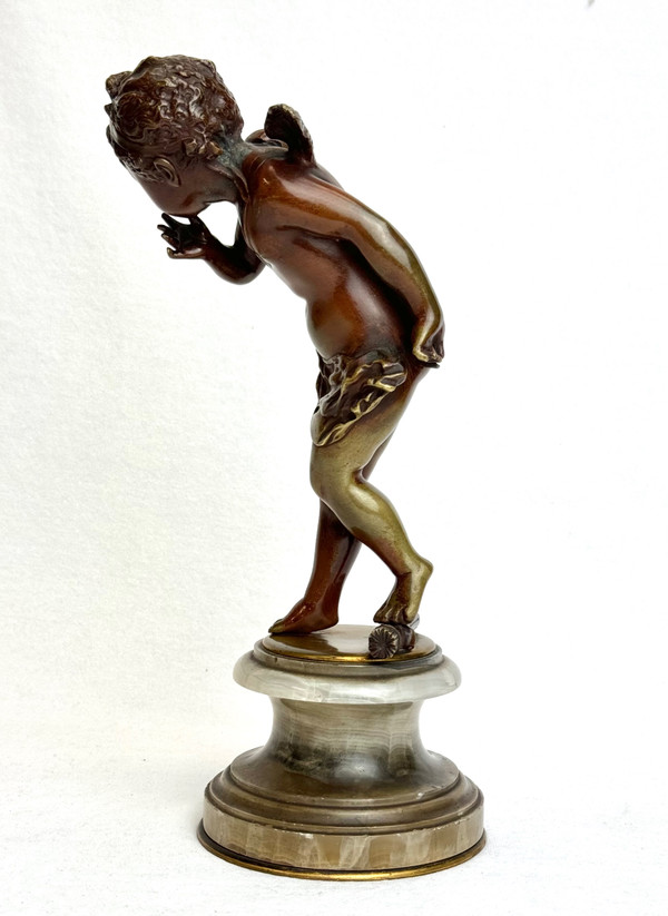 Bronze sculpture from the 19th century Cupid