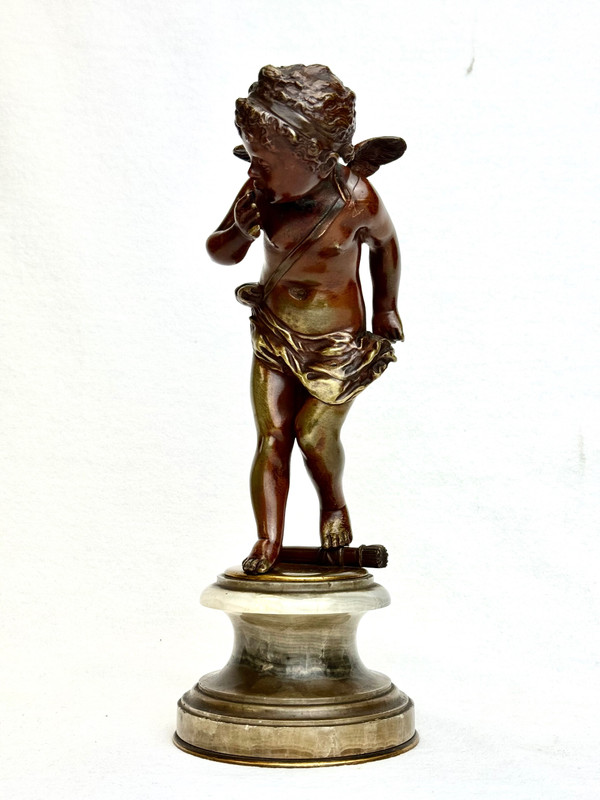 Bronze sculpture from the 19th century Cupid