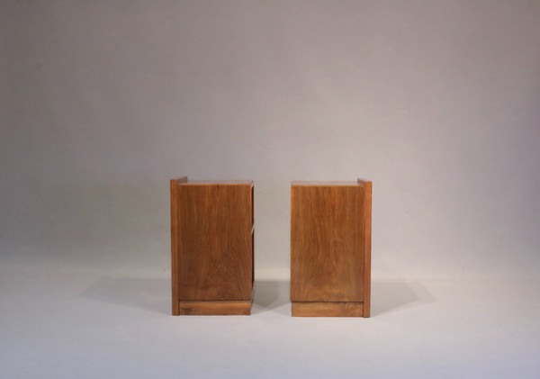 Pair of Art Deco bedside tables