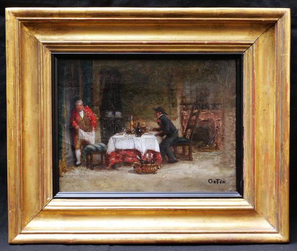 Pierre OUTIN, Lunch scene in Brittany during the reign of Louis XV