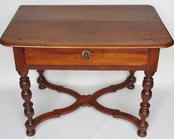 Louis XIV walnut table.