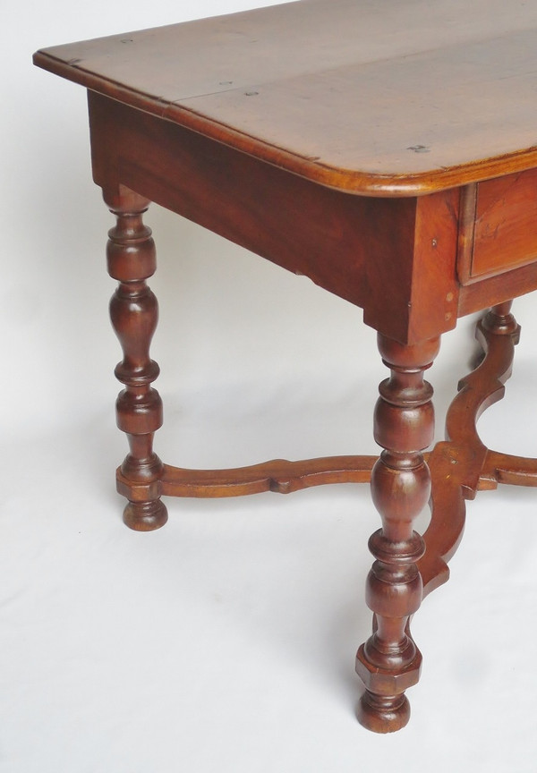 Louis XIV walnut table.