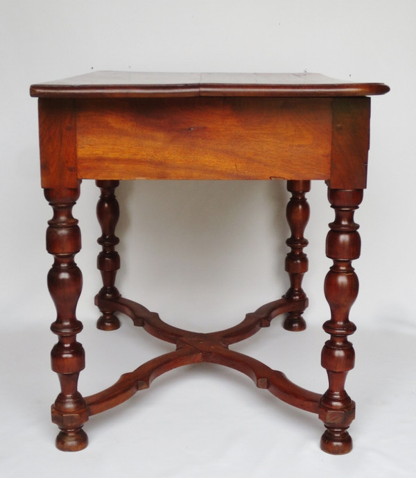 Louis XIV walnut table.