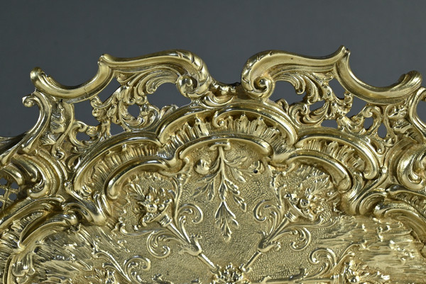 Bronze Center Table Tray, Rocaille style – Late 19th century