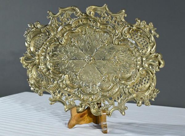 Bronze Center Table Tray, Rocaille style – Late 19th century