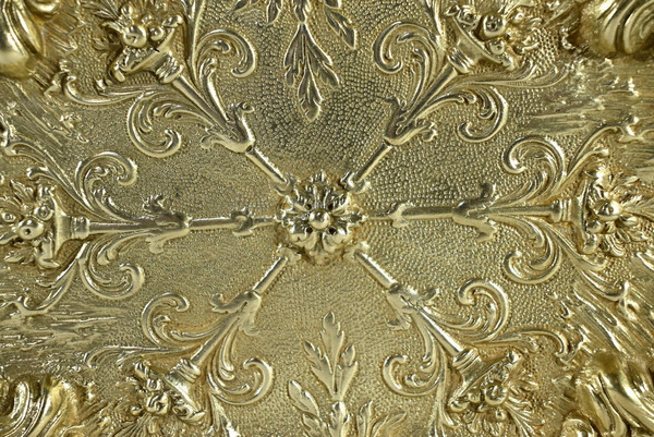 Bronze Center Table Tray, Rocaille style – Late 19th century