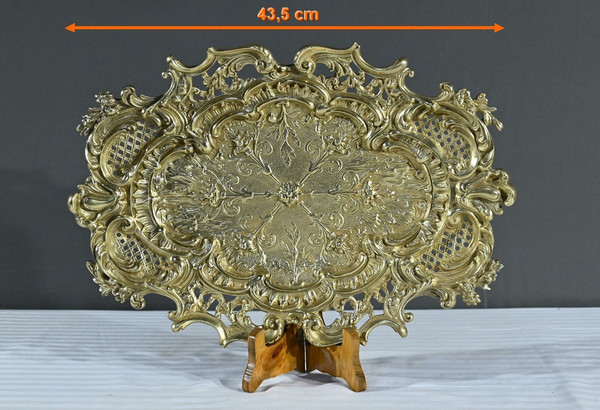 Bronze Center Table Tray, Rocaille style – Late 19th century