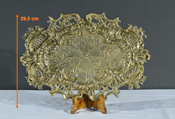 Bronze Center Table Tray, Rocaille style – Late 19th century