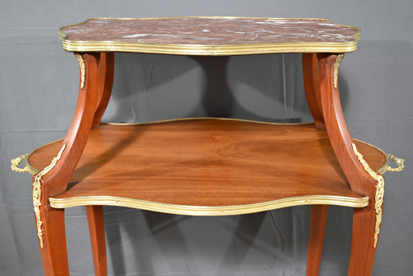 Mahogany Tea Table, Napoleon III style – Late 19th century